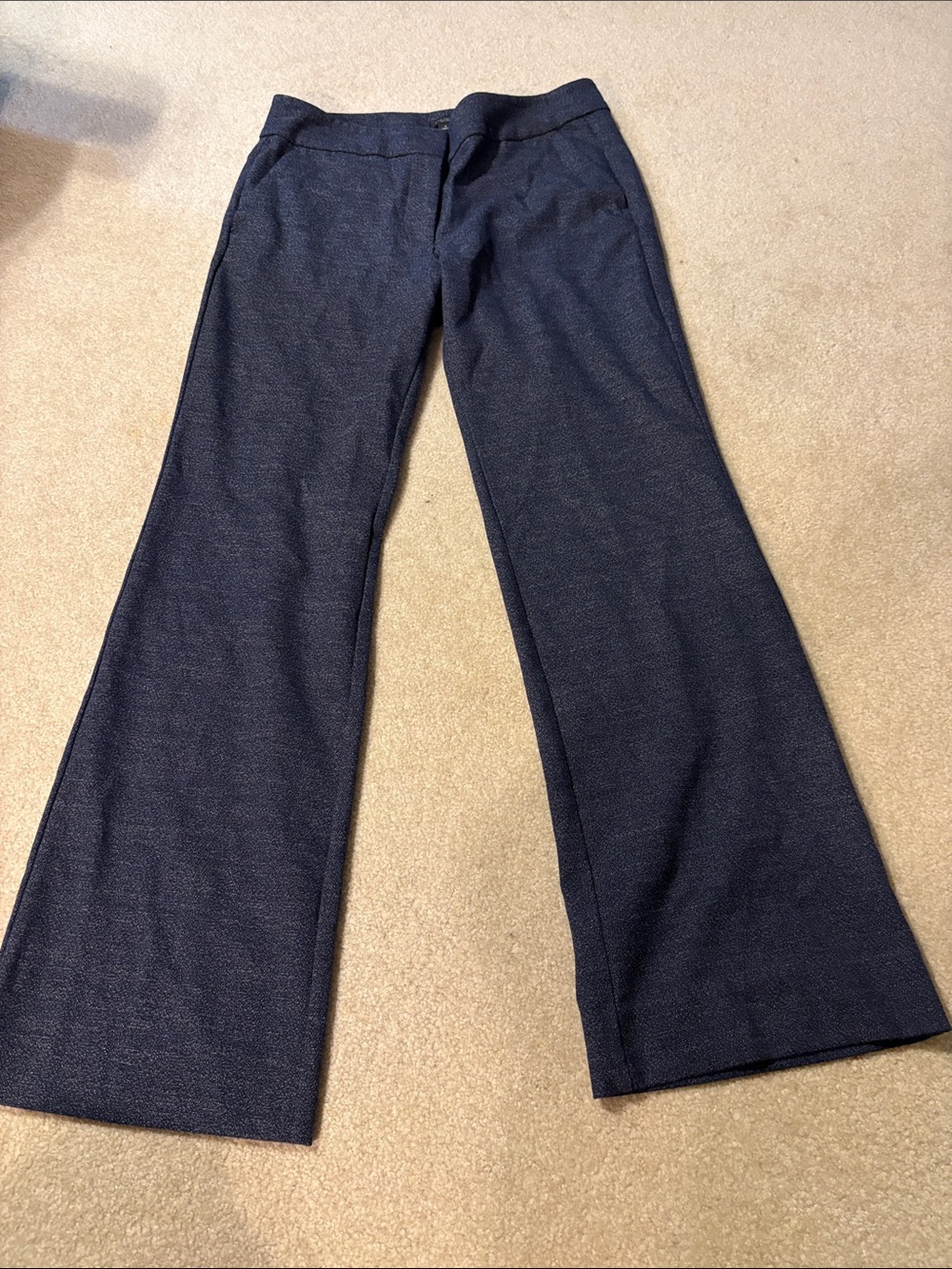 Ann Taylor Factory Dark Navy Boot Cut Dress Pants